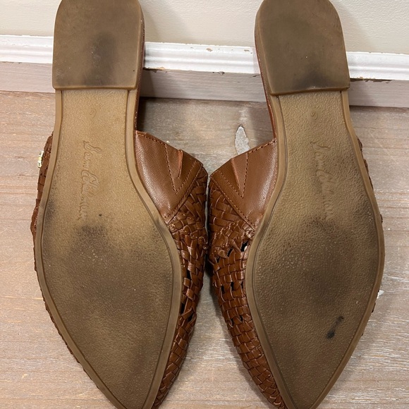 Sam Edelman Natalya Woven Brown Leather Mule Slides Sz 6 Boho Beach Vacation - Picture 5 of 7